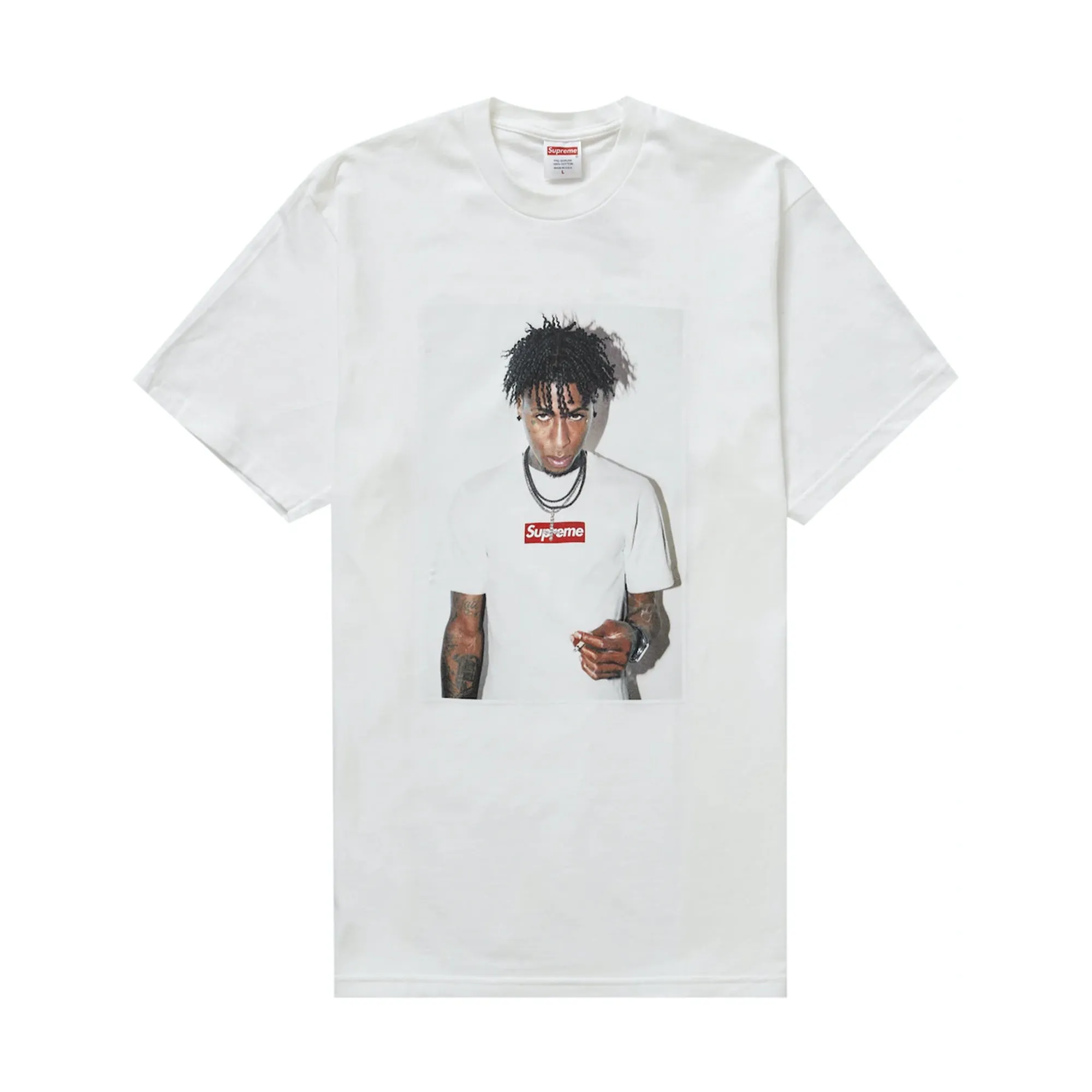 Supreme NBA Youngboy Tee White sold by PLUS