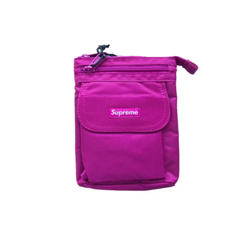 Supreme Shoulder Bag (FW19) Magenta sold by PLUS