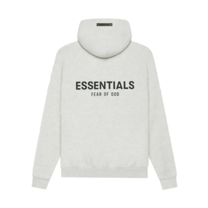 FOG ESSENTIALS Pullover Hoodie Light Heather Oatmeal (SS21) sold by PLUS