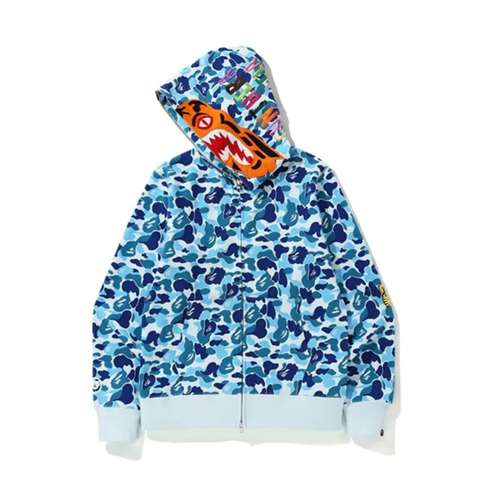 BAPE ABC Camo Tiger Full Zip Hoodie Blue sold by PLUS product image thumbnail 2