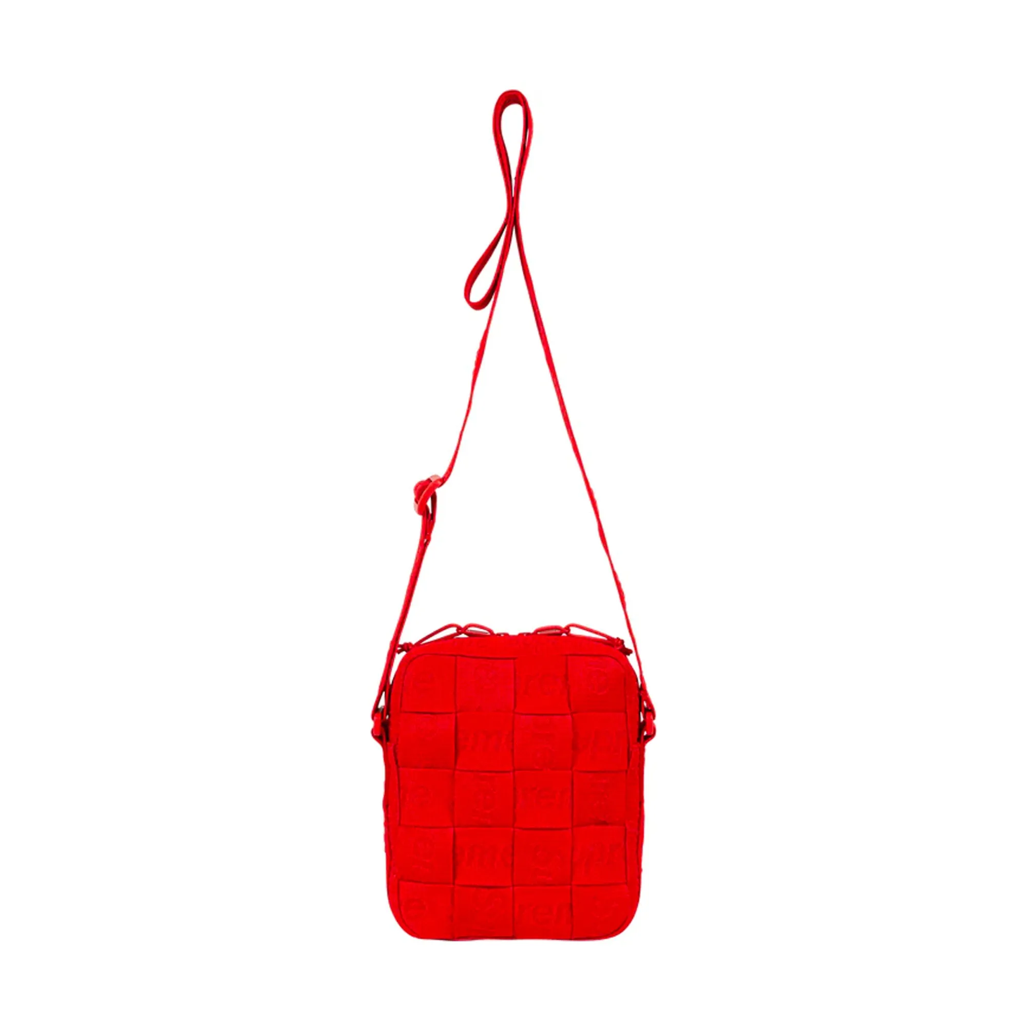 Supreme Woven Shoulder Bag Red sold by PLUS