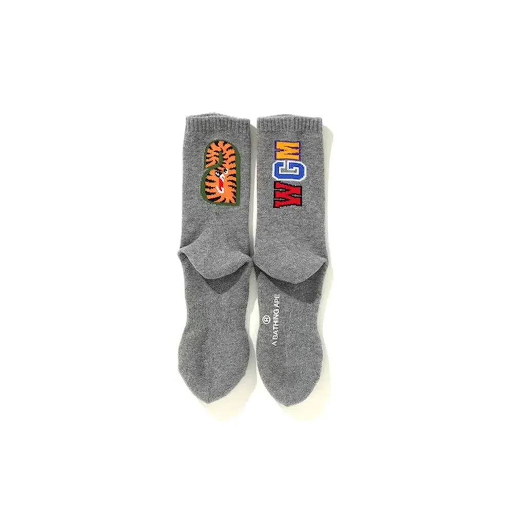 Bape WGM Shark Socks Gray sold by PLUS product image thumbnail 3