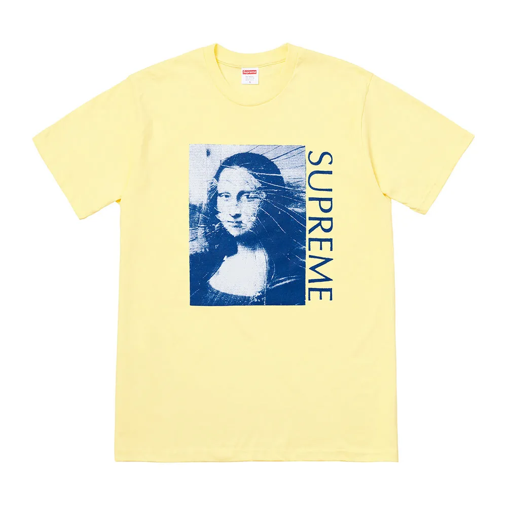 Supreme Mona Lisa Tee Pale Yellow sold by PLUS