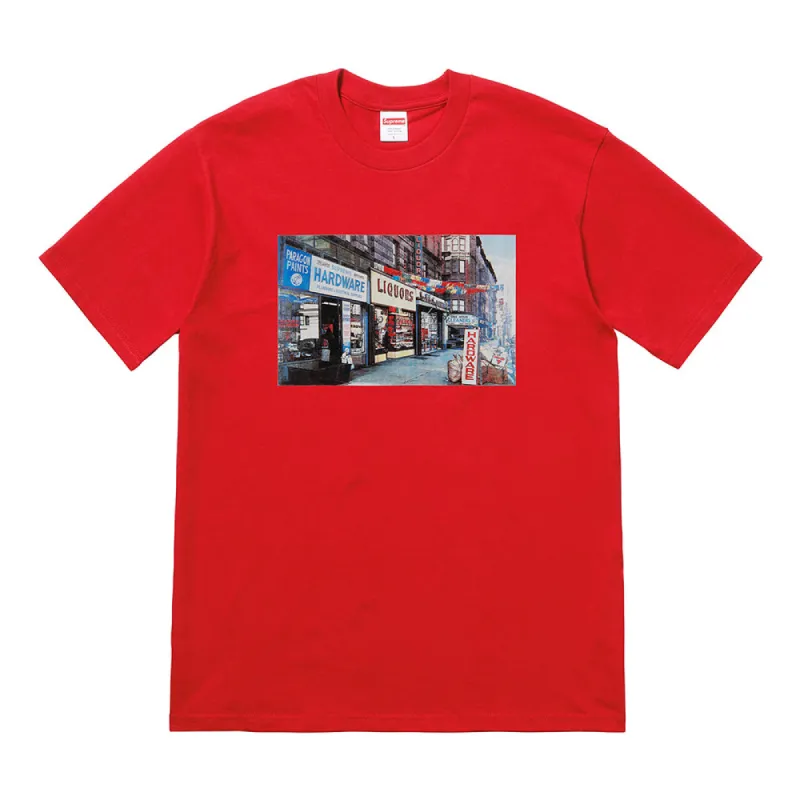 Supreme Hardware Tee Red sold by PLUS