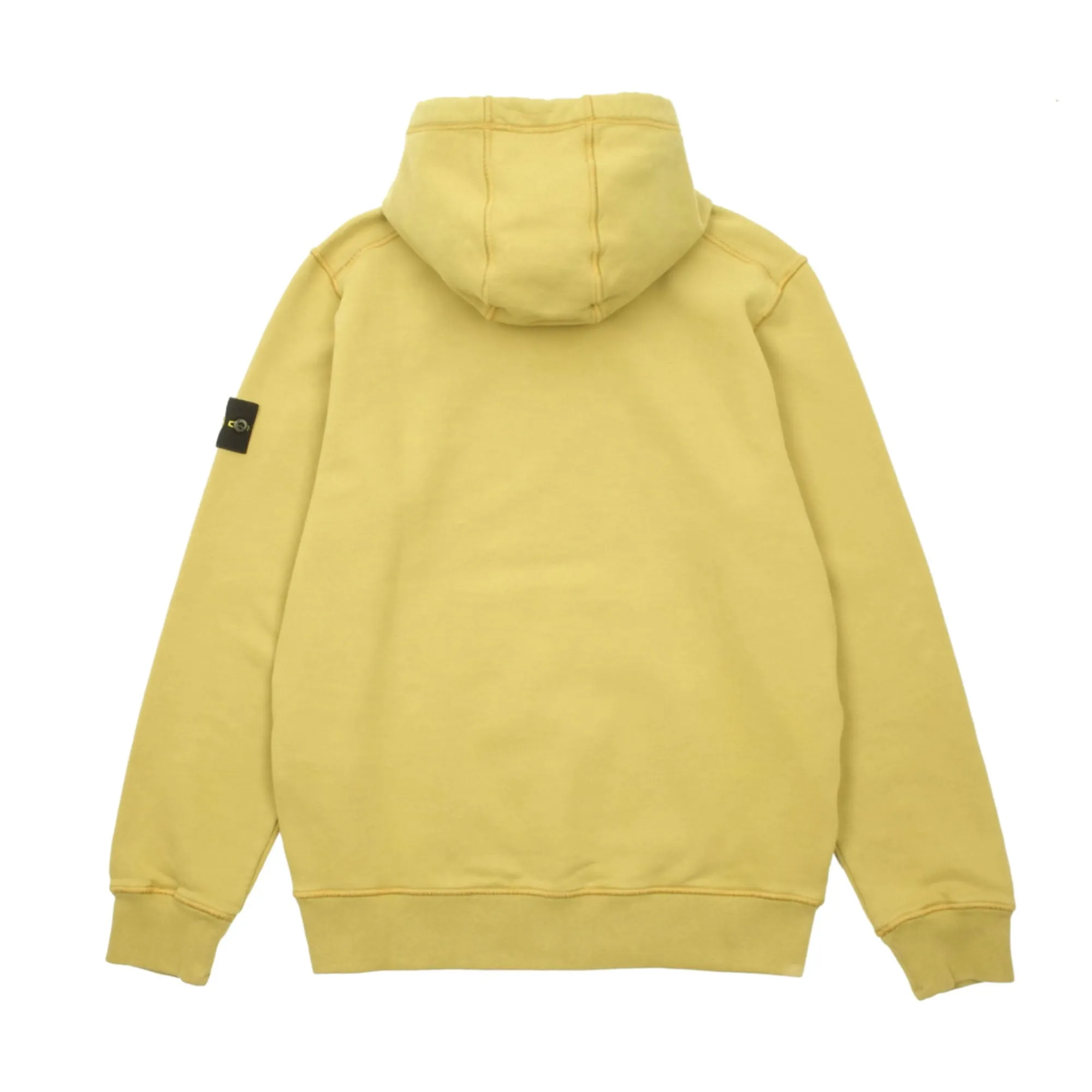 Stone Island Brushed Cotton Fleece Hooded Sweatshirt Dark Beige sold by PLUS product image thumbnail 2