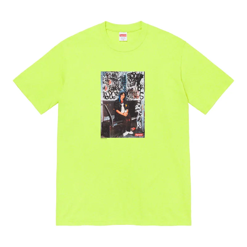 Supreme Lady Pink Tee Neon Green sold by PLUS