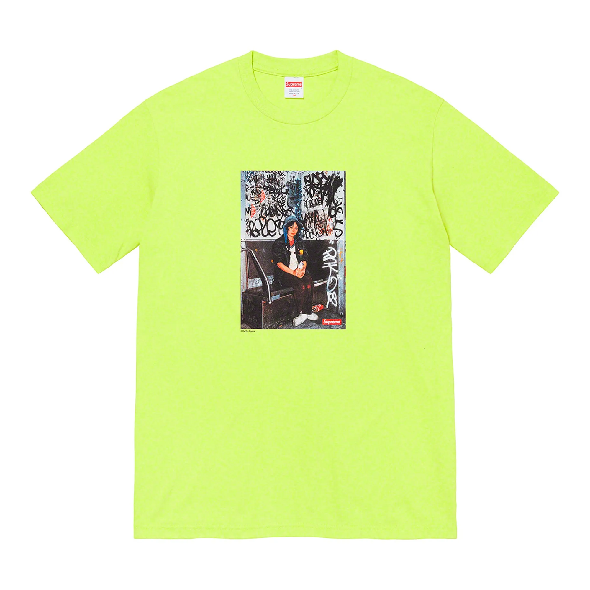 Supreme Lady Pink Tee Neon Green sold by PLUS