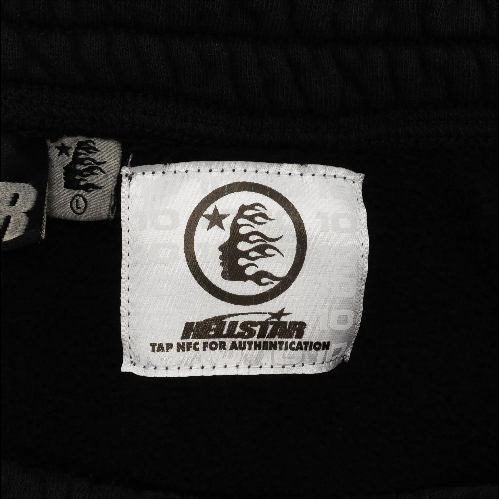 Hellstar Studios Airbrushed Skull Flare Sweatpants Washed Black sold by PLUS product image thumbnail 5