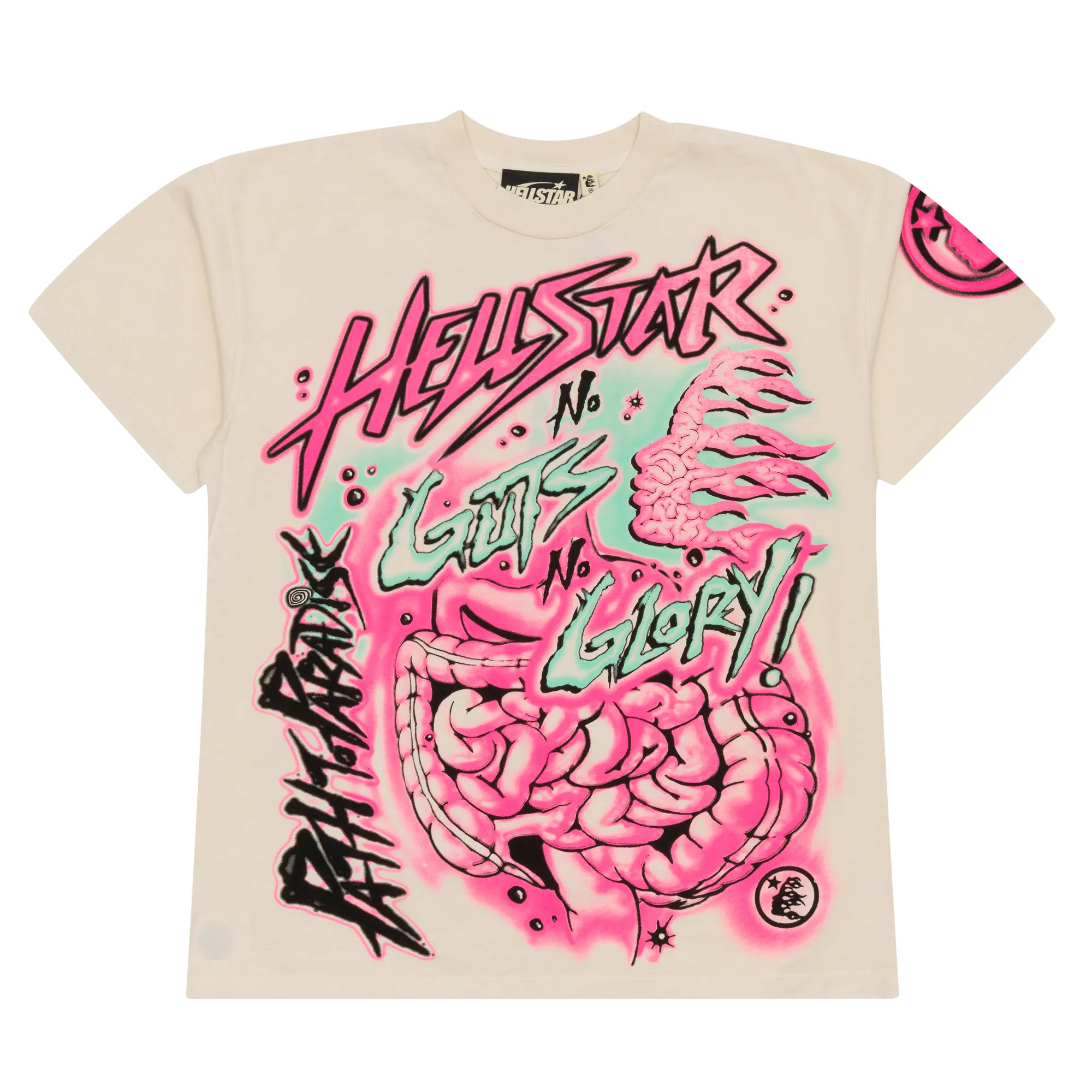 Hellstar Studios No Guts No Glory Tee White sold by PLUS