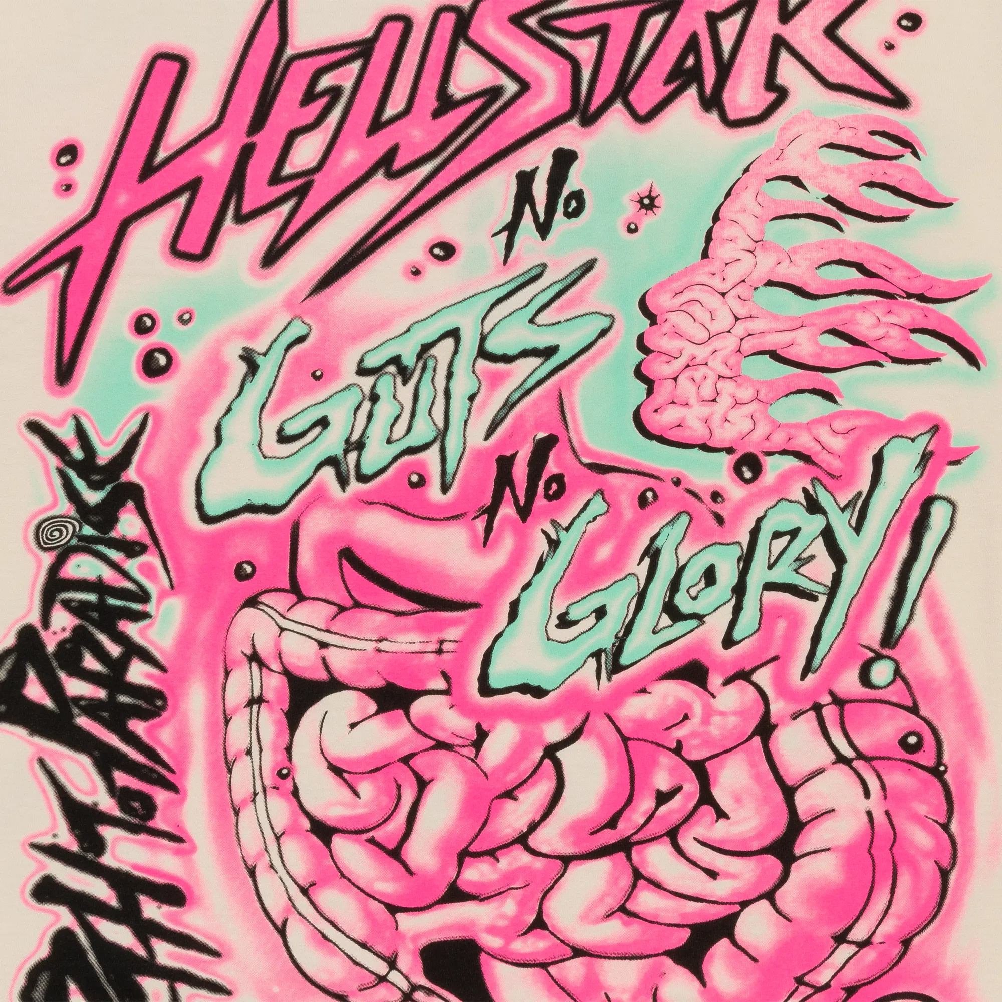 Hellstar Studios No Guts No Glory Tee White sold by PLUS product image thumbnail 3
