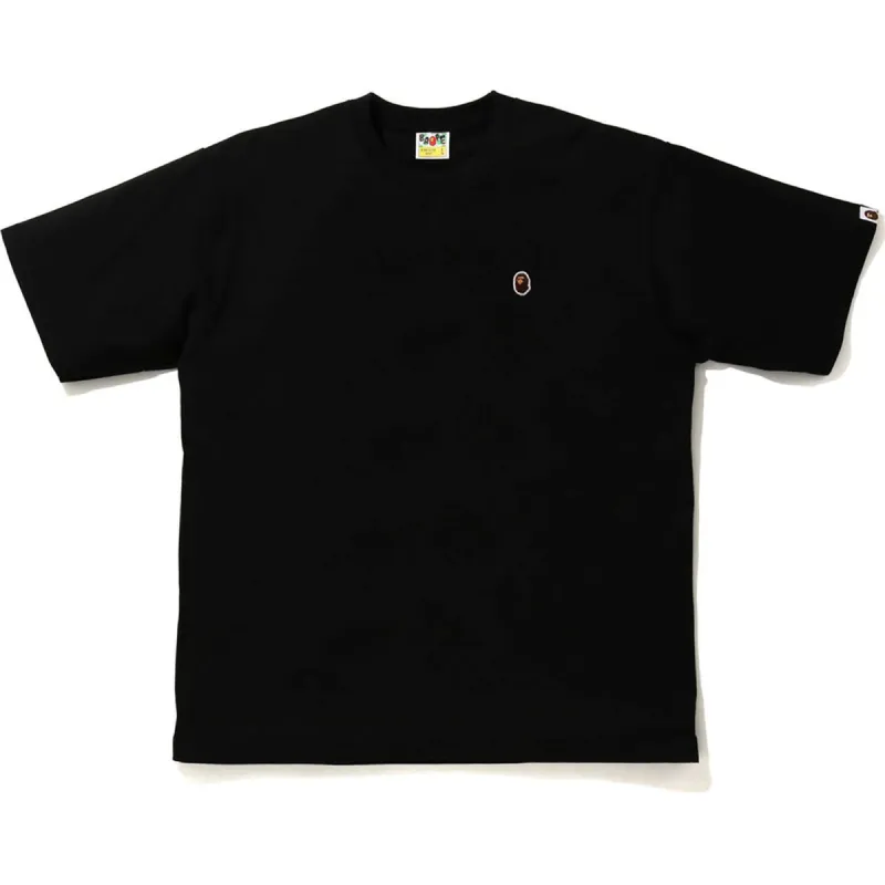 BAPE Ape Head One Point Tee Black sold by PLUS