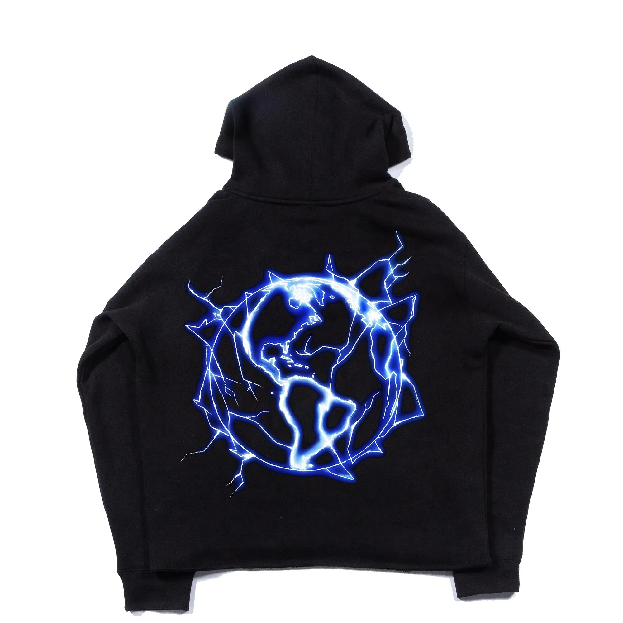 Revenge Blue Lightning Hoodie Black sold by PLUS product image thumbnail 2