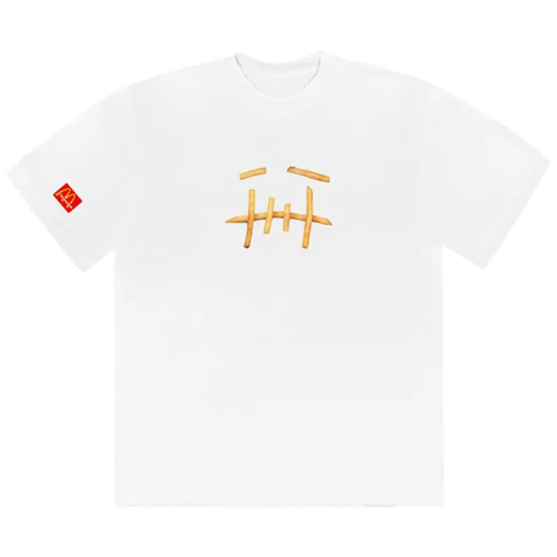 Travis Scott x McDonald's Fry T-Shirt White made by PLUS
