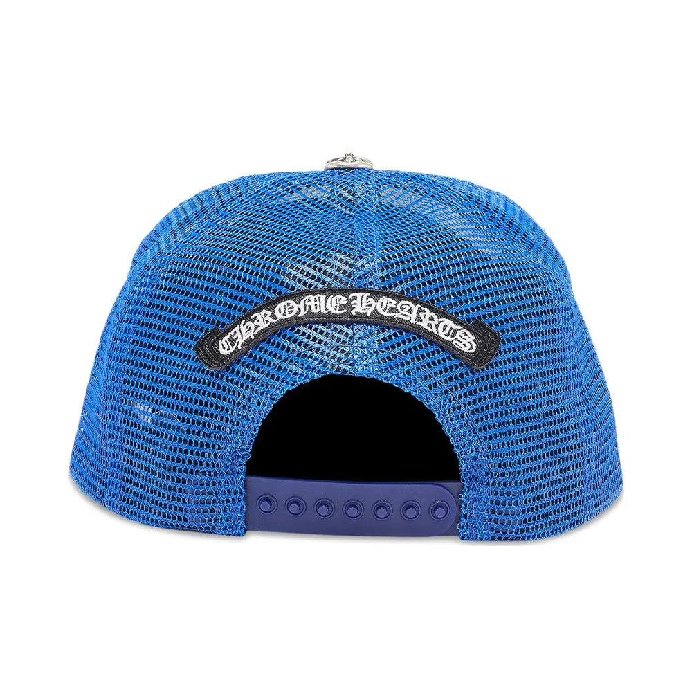 Chrome Hearts Multi Color Crosses Trucker Hat Blue/White