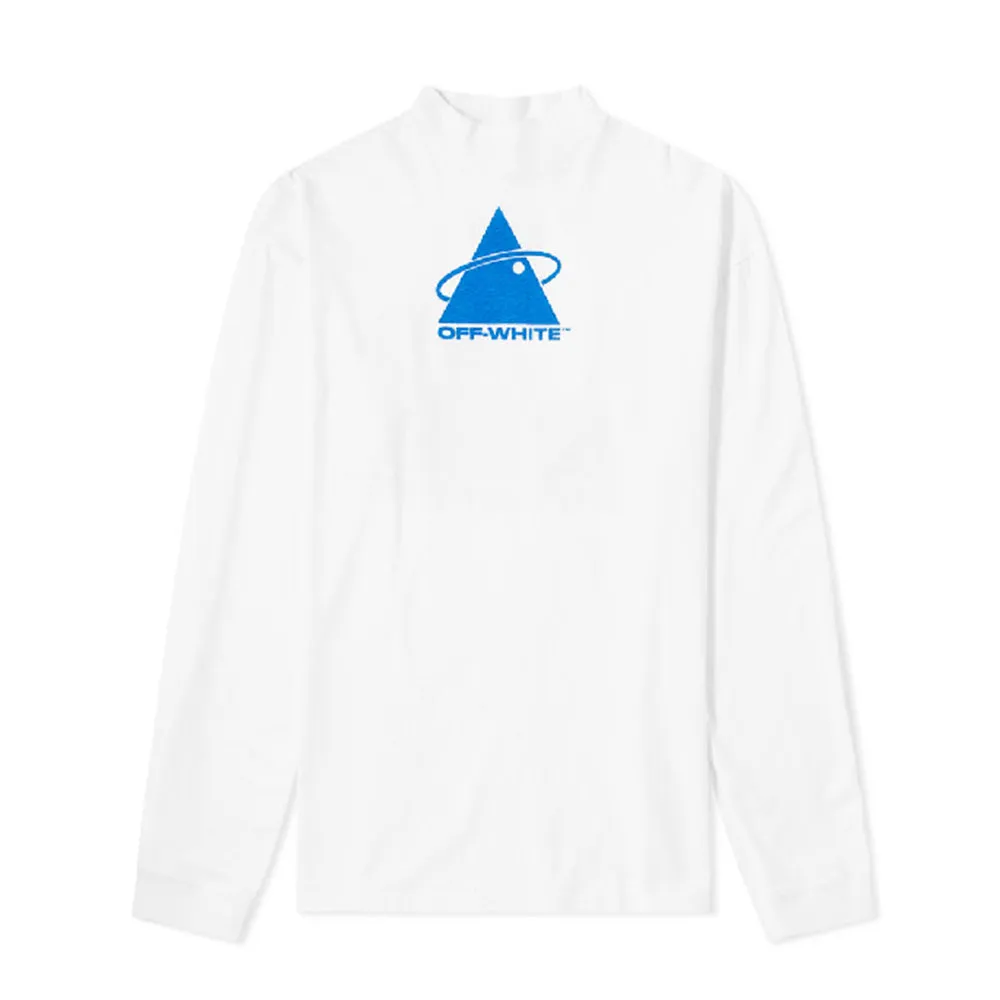 Off-White Triangle Plant Mock Tee White sold by PLUS