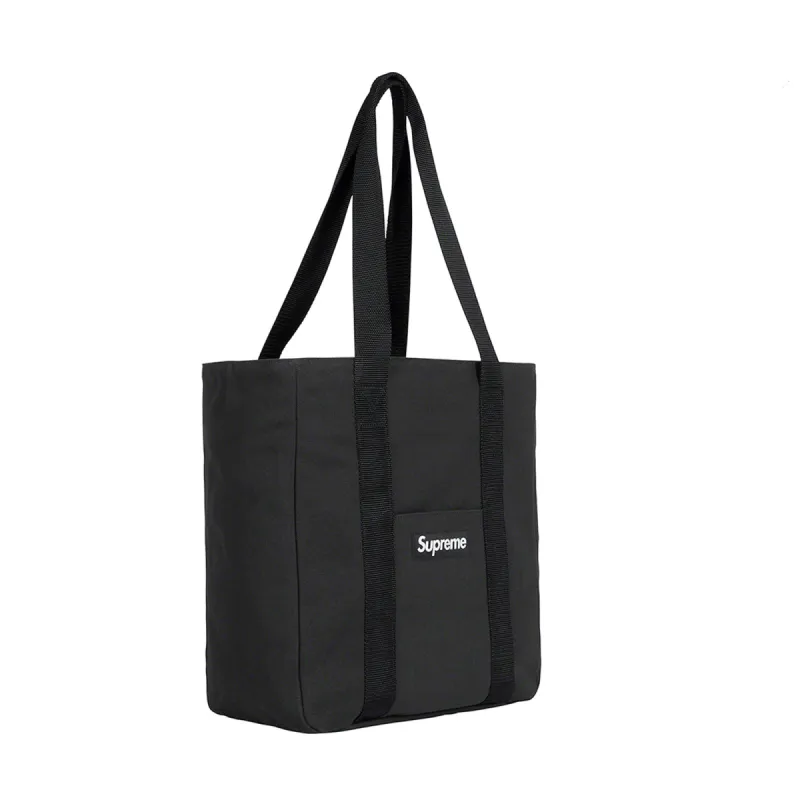 Supreme Canvas Tote (FW21) Black sold by PLUS