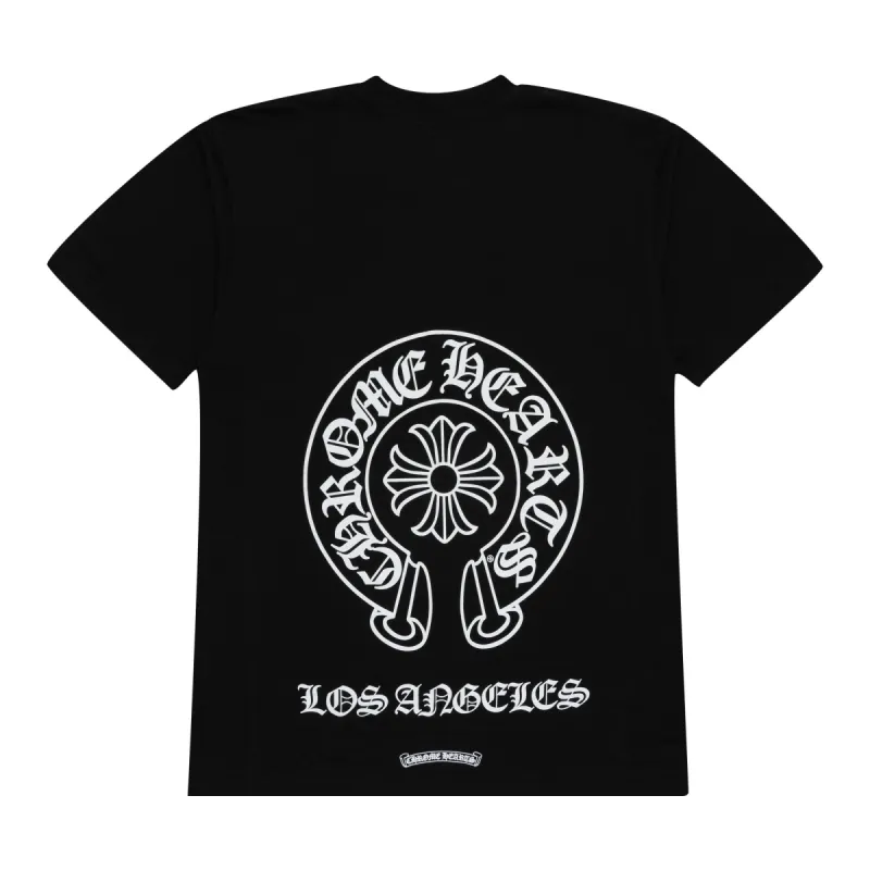 入手困難【CHROME HEARTS】グラデーション Tバー pocket Tシャツ Chrome Hearts Hong Kong Horseshoe Pocket Tee Black | Parallel