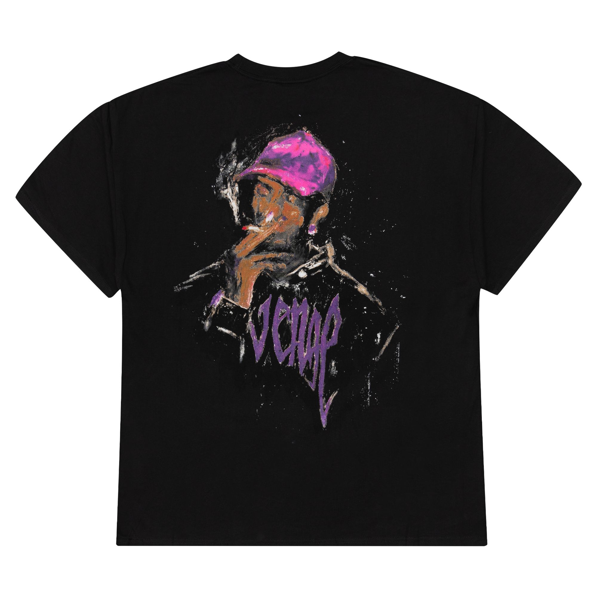 Revenge x Ski Mask Smoke Tee Black/Purple sold by PLUS product image thumbnail 2