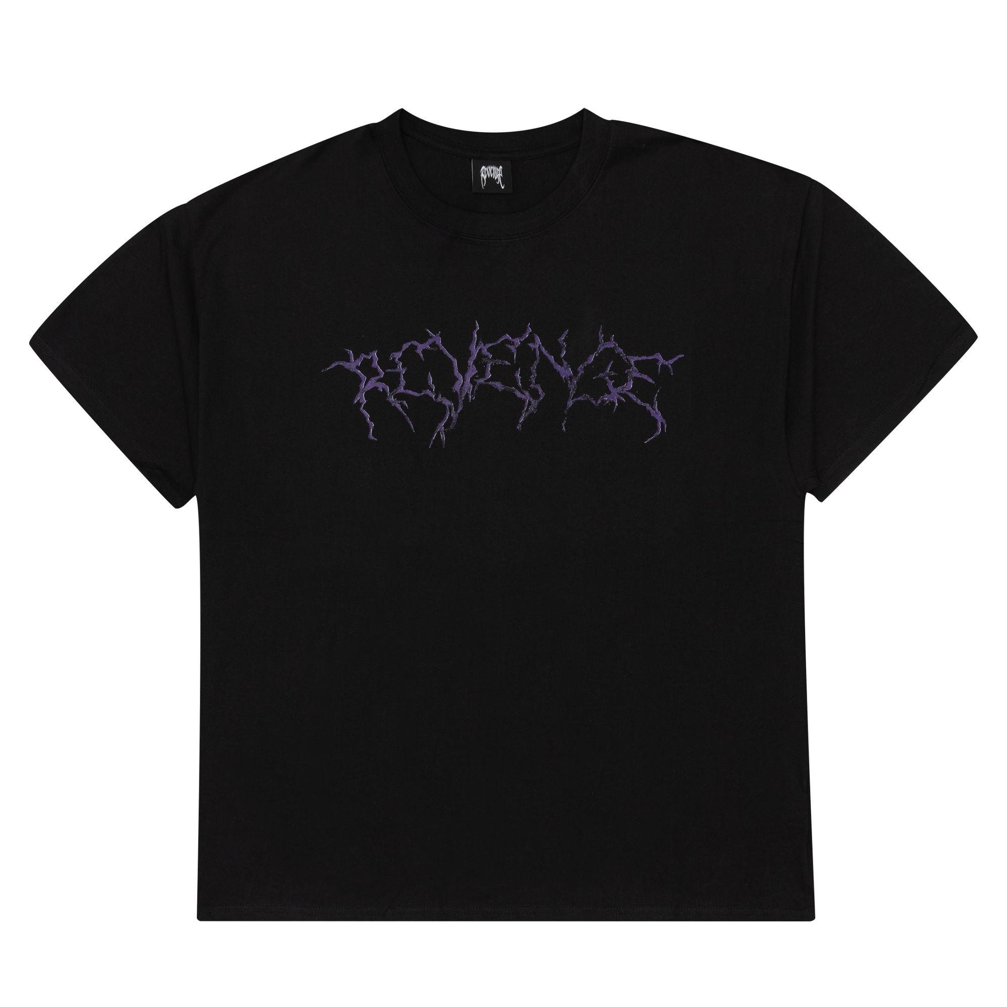 Revenge x Ski Mask Smoke Tee Black/Purple sold by PLUS