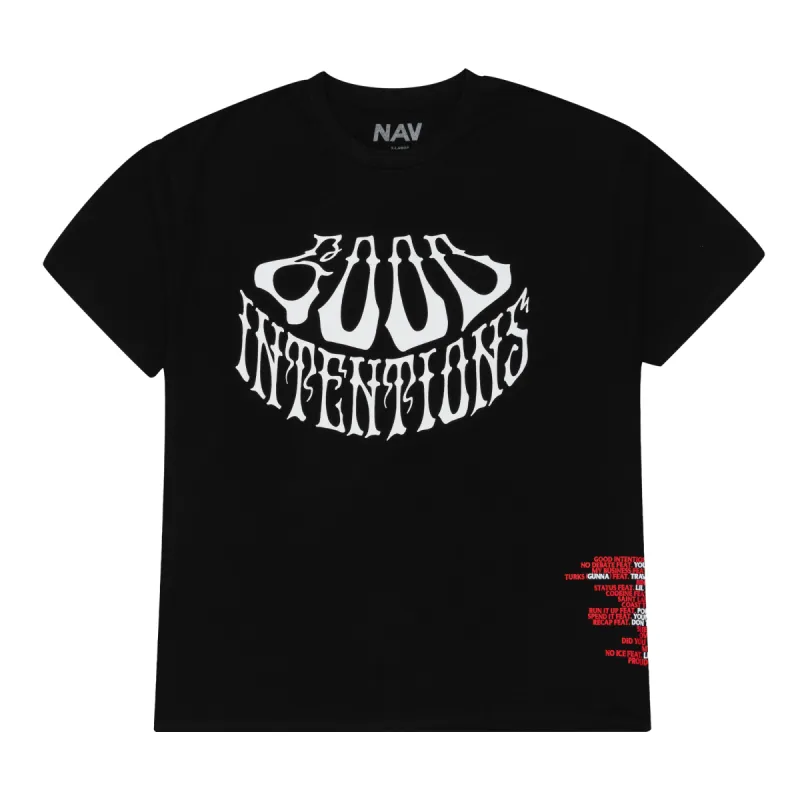 Nav x Vlone Dead Tee Black sold by PLUS
