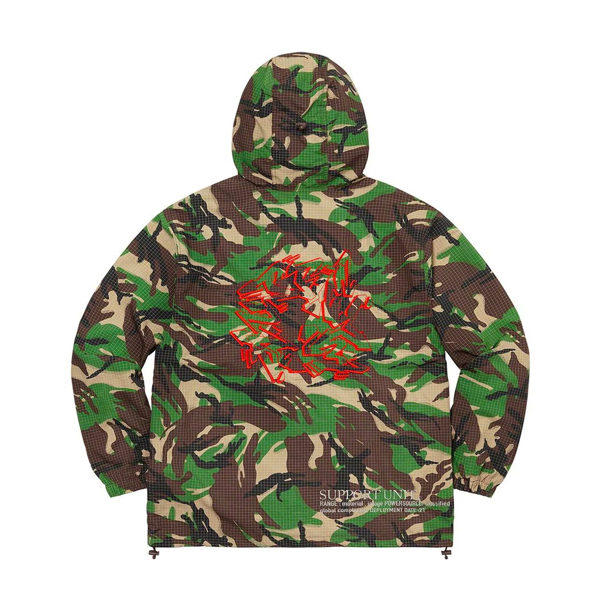 Supreme Support Unit Nylon Ripstop Jacket Swirl Camo sold by PLUS