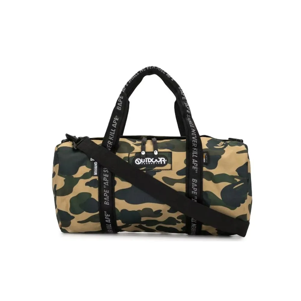 Bape x Outdoor Products 1st Camo Duffel Bag Yellow sold by PLUS