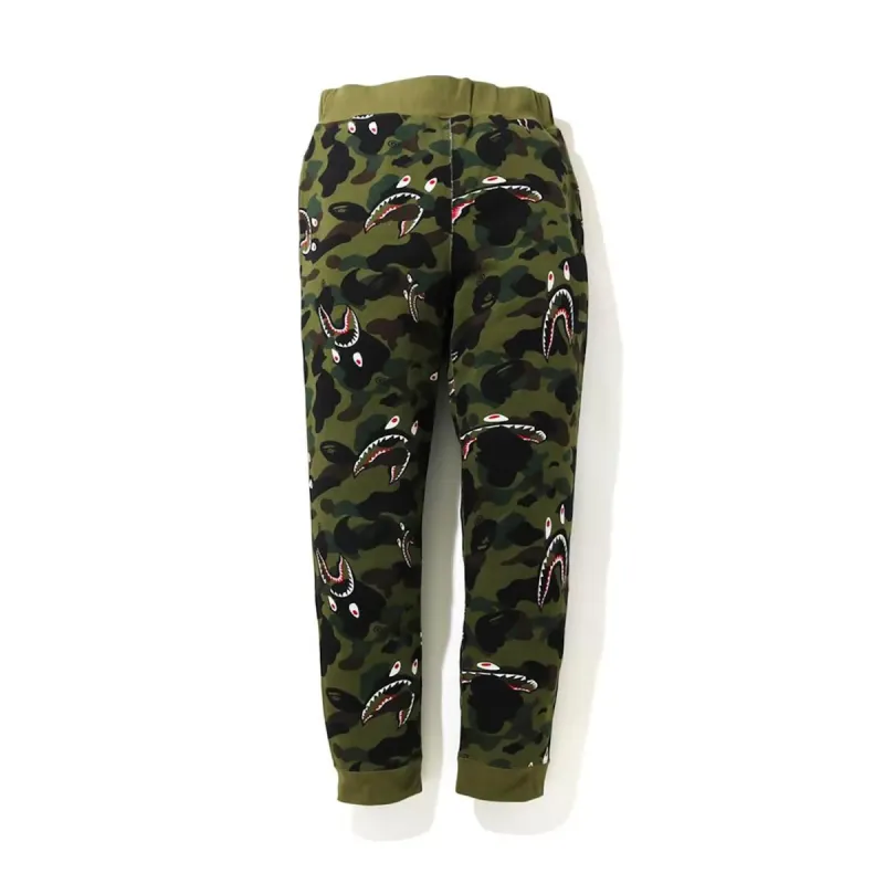 Bape Shark 1st Camo Sweat Pants Green (FW20) sold by PLUS