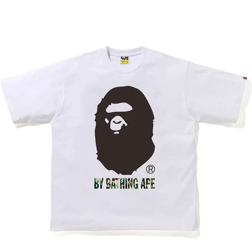 BAPE ABC Camo By Bathing Ape Relaxed Tee White/Green sold by PLUS