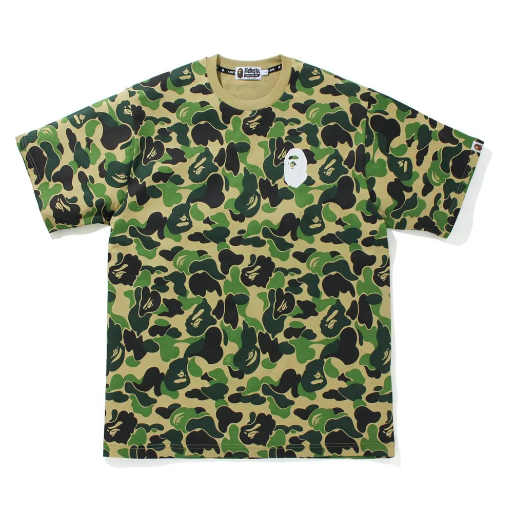 BAPE Big ABC Camo Ape Head Relaxed Fit Tee Green sold by PLUS