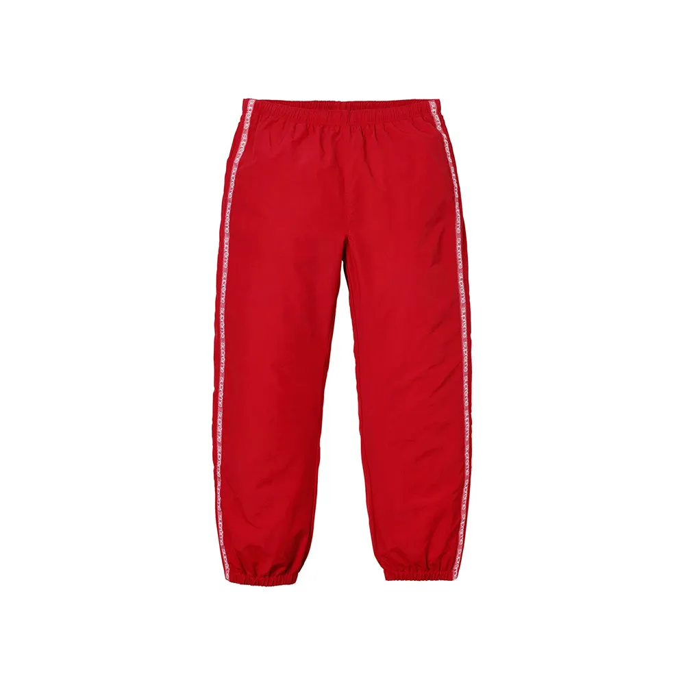 Supreme Tonal Taping Track Pant Red sold by PLUS