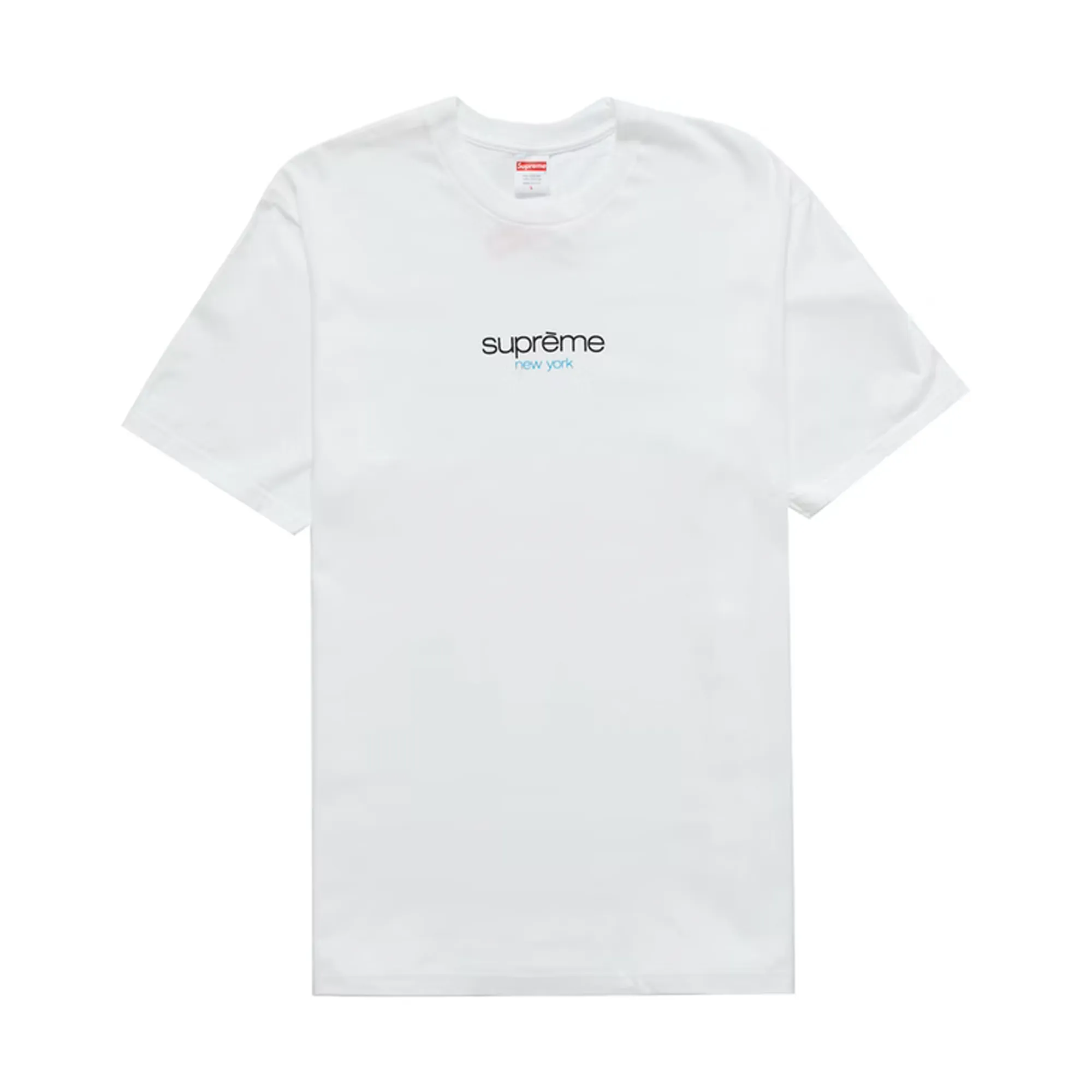 Supreme Classic Logo Tee White sold by PLUS
