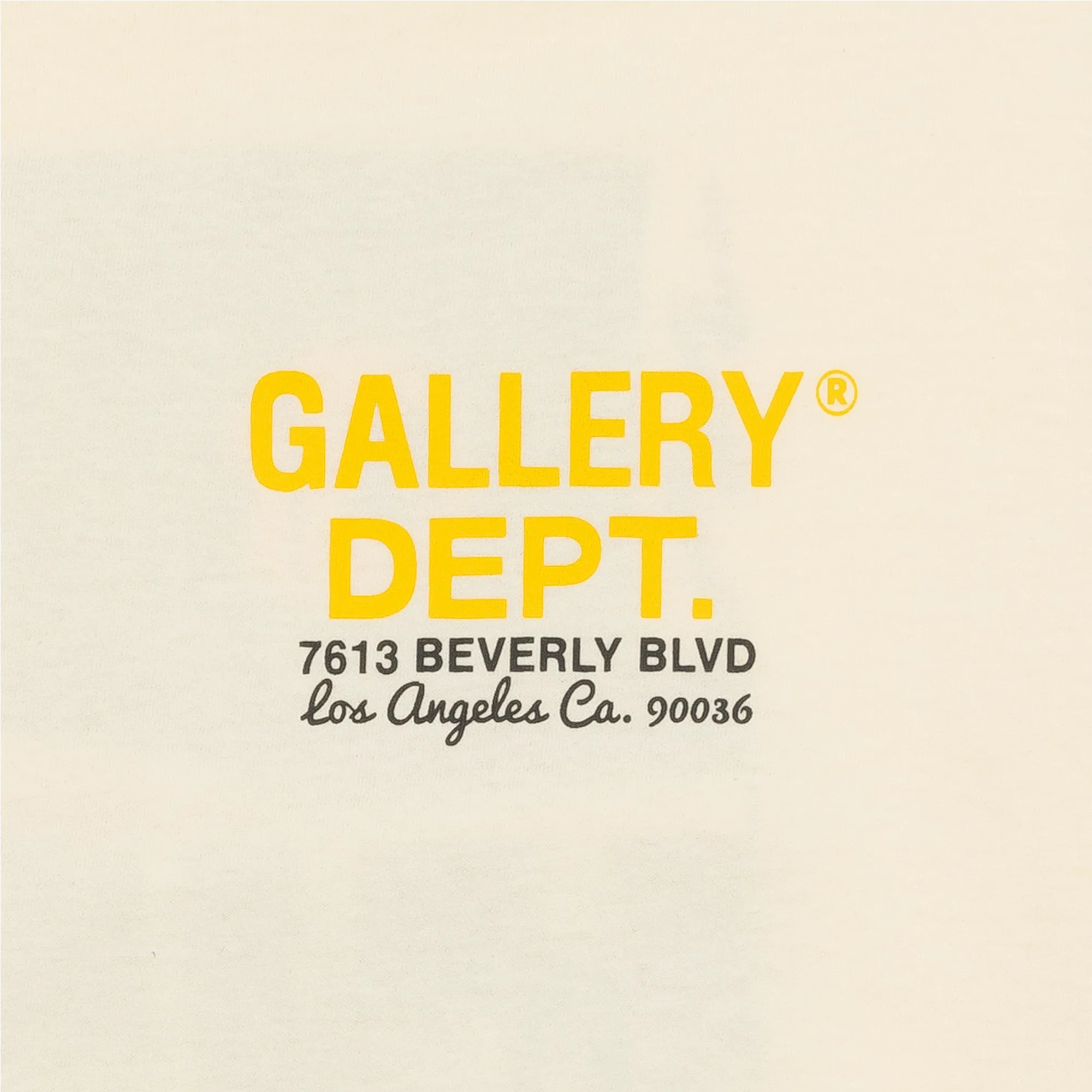 Gallery Dept. Drive Thru Boxy Fit Tee Cream sold by PLUS product image thumbnail 5