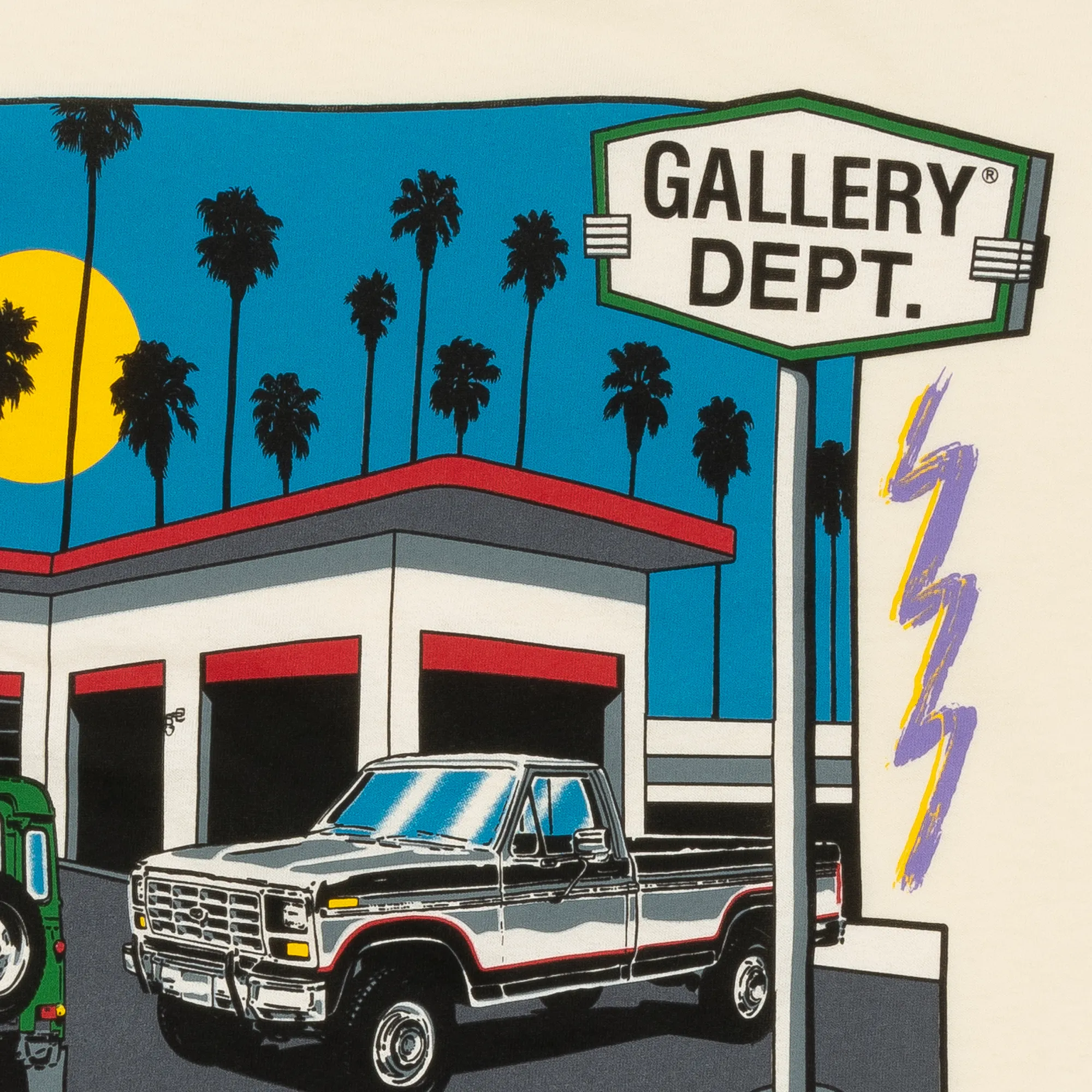 Gallery Dept. Drive Thru Boxy Fit Tee Cream sold by PLUS product image thumbnail 4