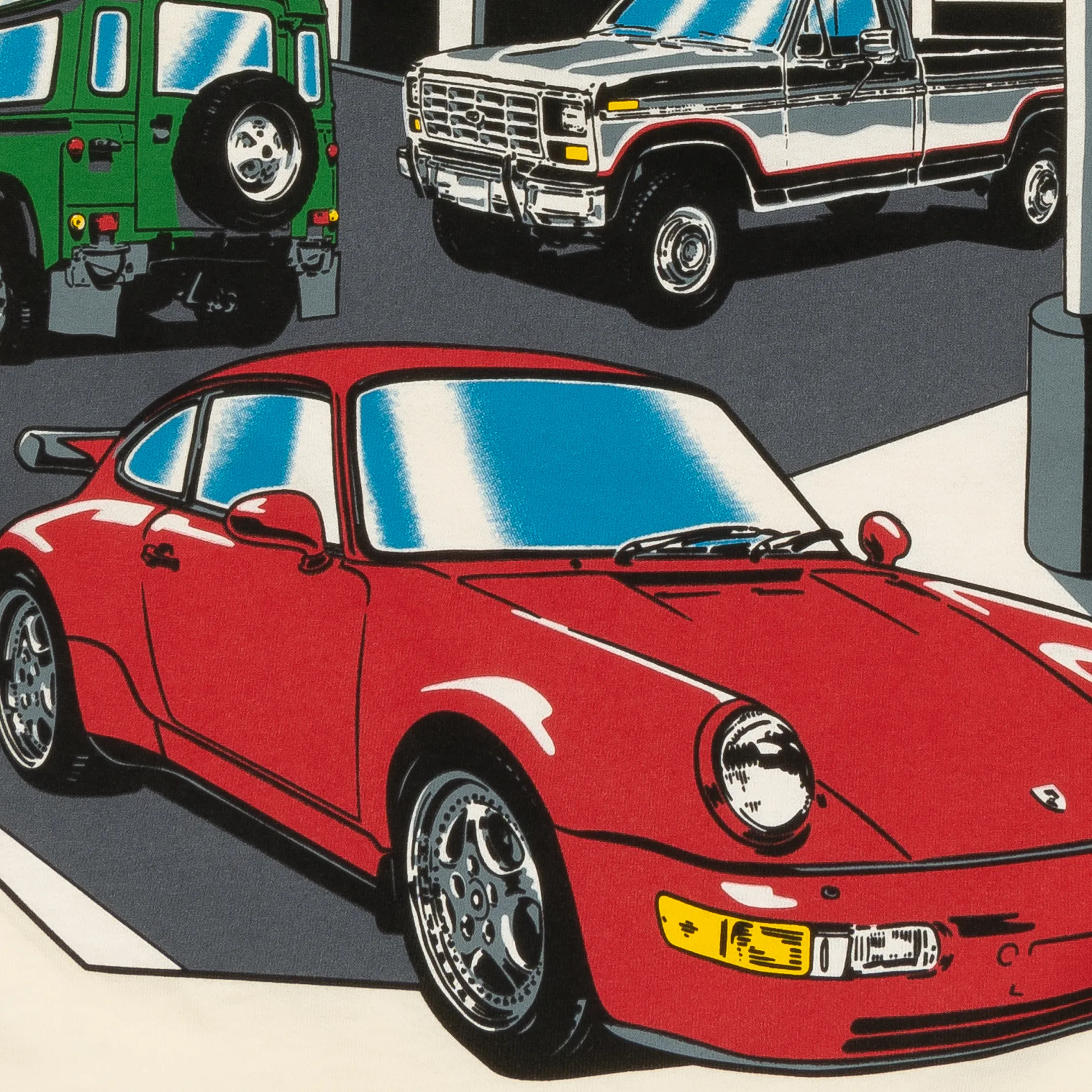 Gallery Dept. Drive Thru Boxy Fit Tee Cream sold by PLUS product image thumbnail 3