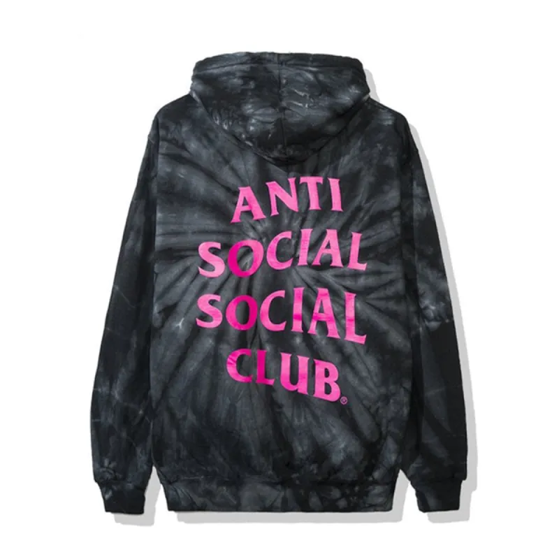 Anti Social Social Club Laguna Hoodie Black Tie Dye sold by PLUS