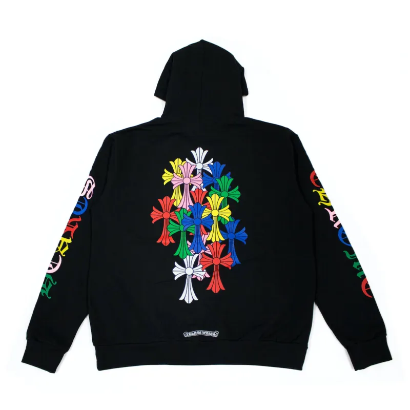 Chrome Hearts Multi Color Cross Cemetery Hoodie Black sold by PLUS