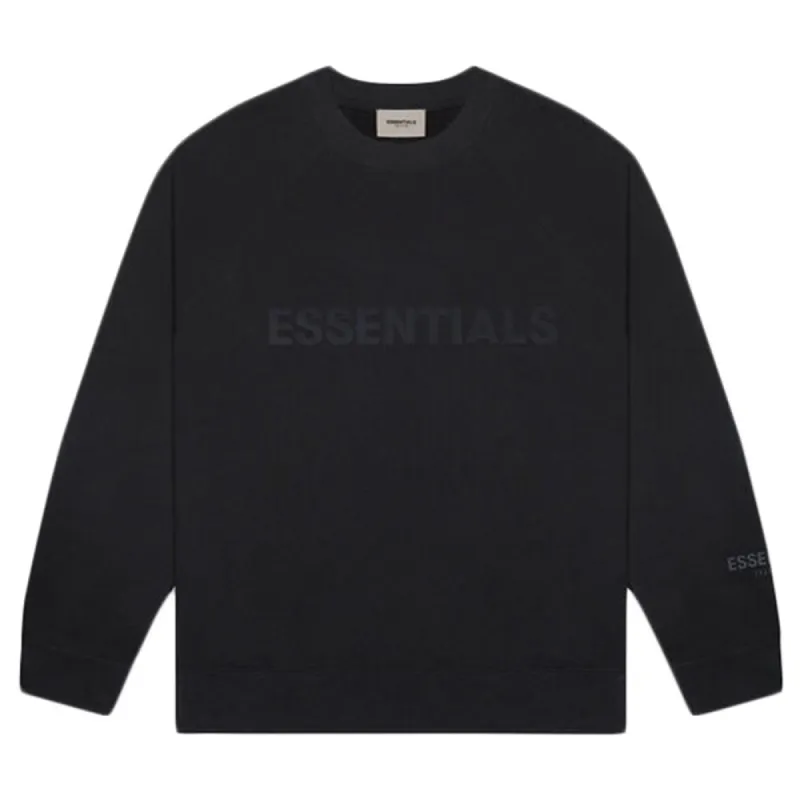 FOG ESSENTIALS 3D SILICON Applique Crewneck Black sold by PLUS