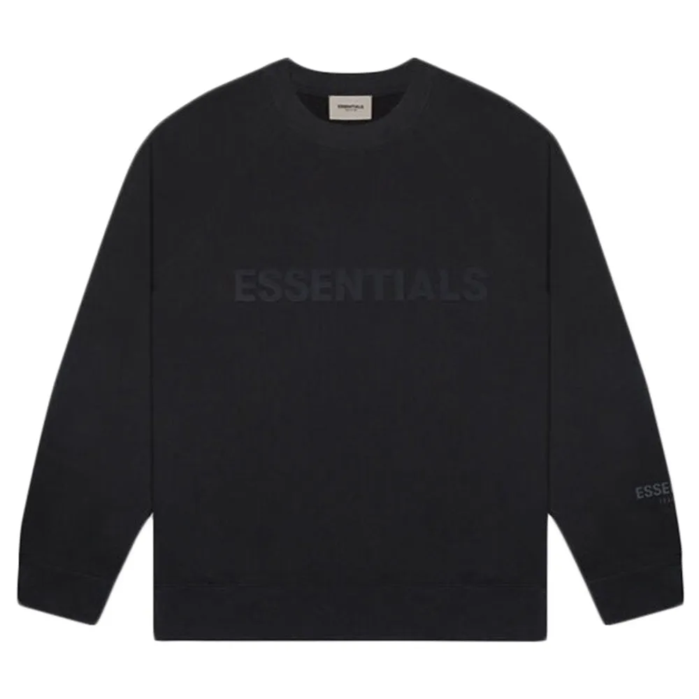 FOG ESSENTIALS 3D SILICON Applique Crewneck Black sold by PLUS