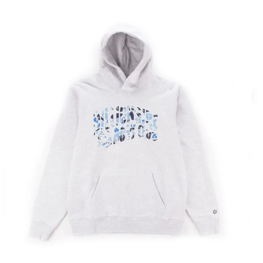 Billionaire Boys Club Camo Arch Logo Popover Hoodie Light Ash sold by PLUS