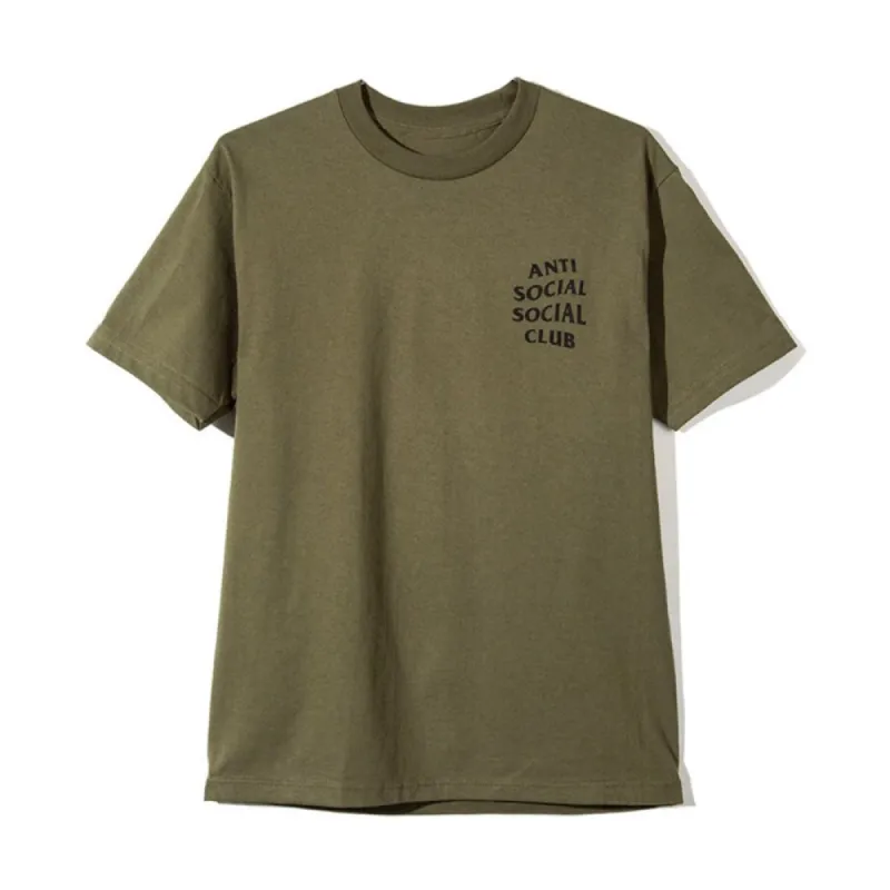 Anti Social Social Club Logo Tee 2 Olive sold by PLUS
