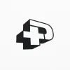 PLUS Basics 3D Logo Heavyweight Tee White sold by PLUS