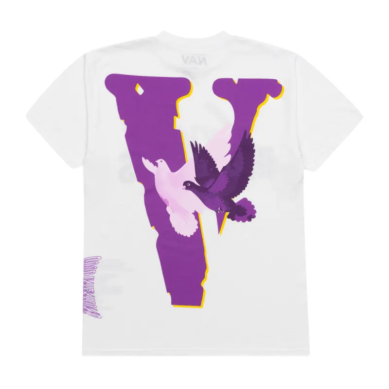 Nav x Vlone Doves Tee White sold by PLUS