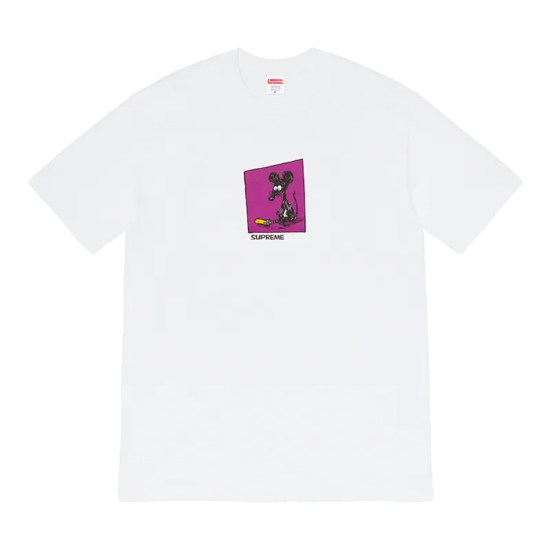 Supreme Mouse Tee White sold by PLUS
