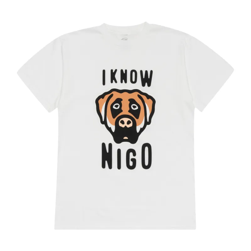 Human Made x Victor Victor I Know Nigo T-Shirt White sold by PLUS