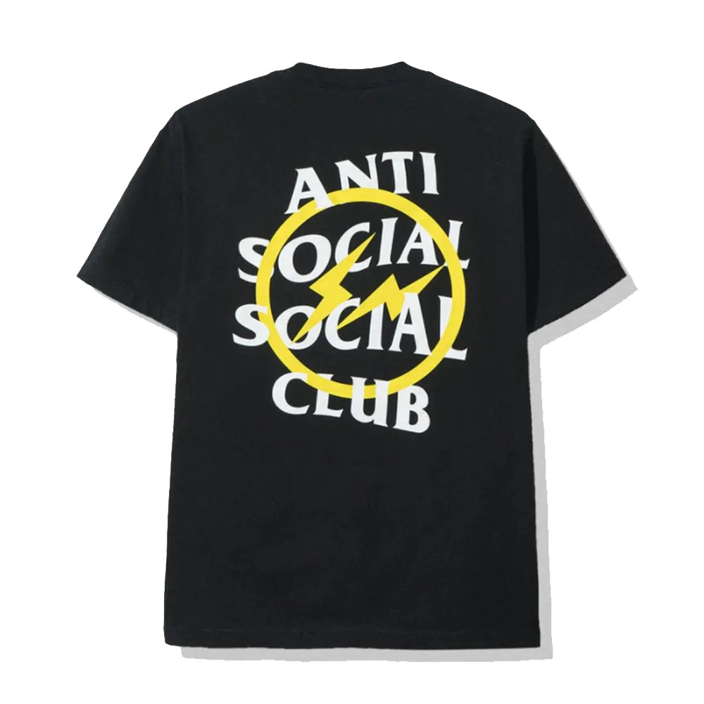 ASSC x Fragment Yellow Bolt Tee Black sold by PLUS