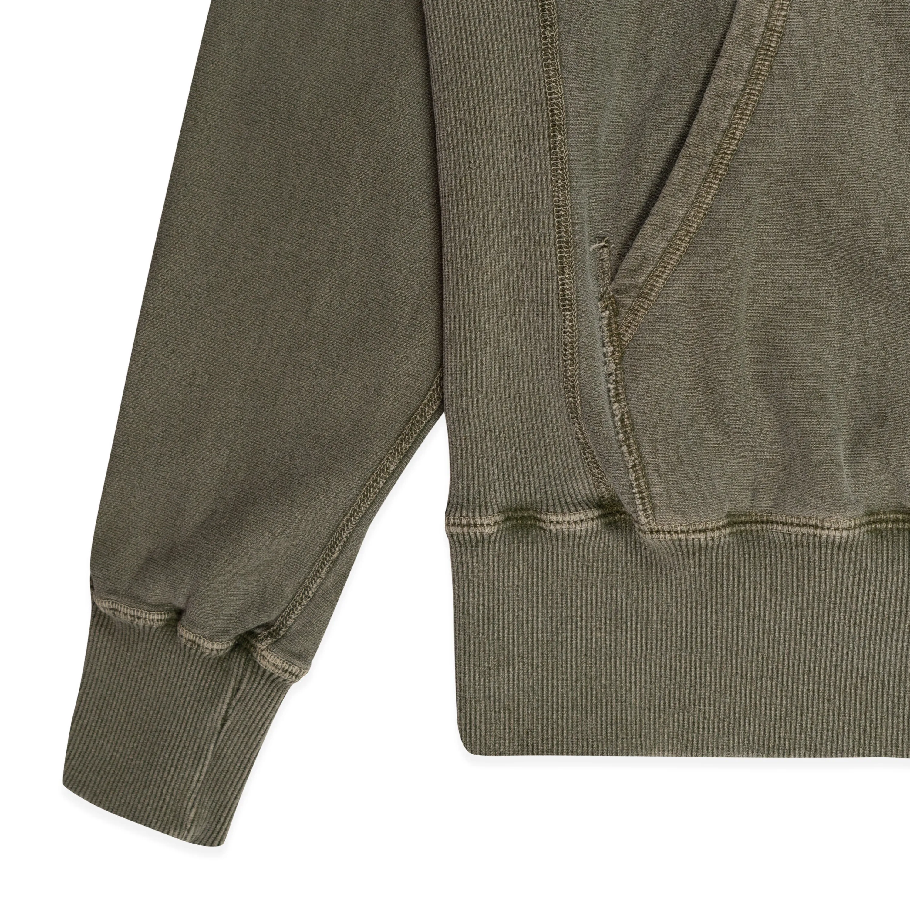 Plus Embroidered Logo Hoodie Olive Sand sold by PLUS product image thumbnail 4