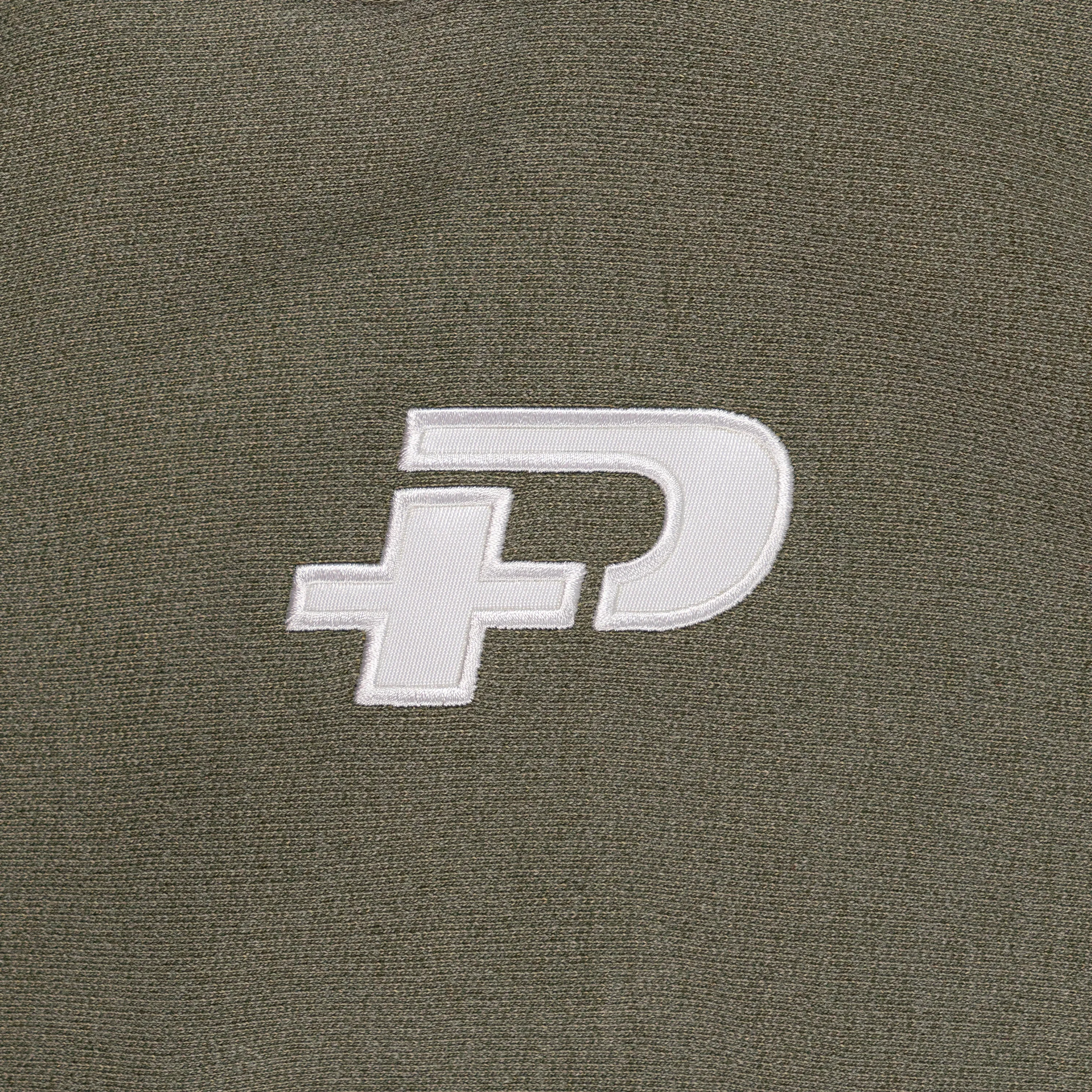 Plus Embroidered Logo Hoodie Olive Sand sold by PLUS product image thumbnail 2