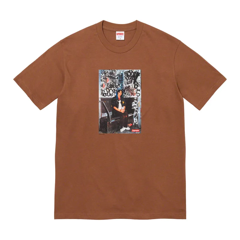Supreme Lady Pink Tee Brown sold by PLUS