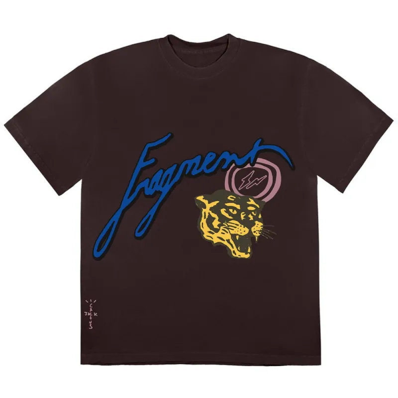 Travis Scott Cactus Jack For Fragment Icons Tee Brown made by PLUS