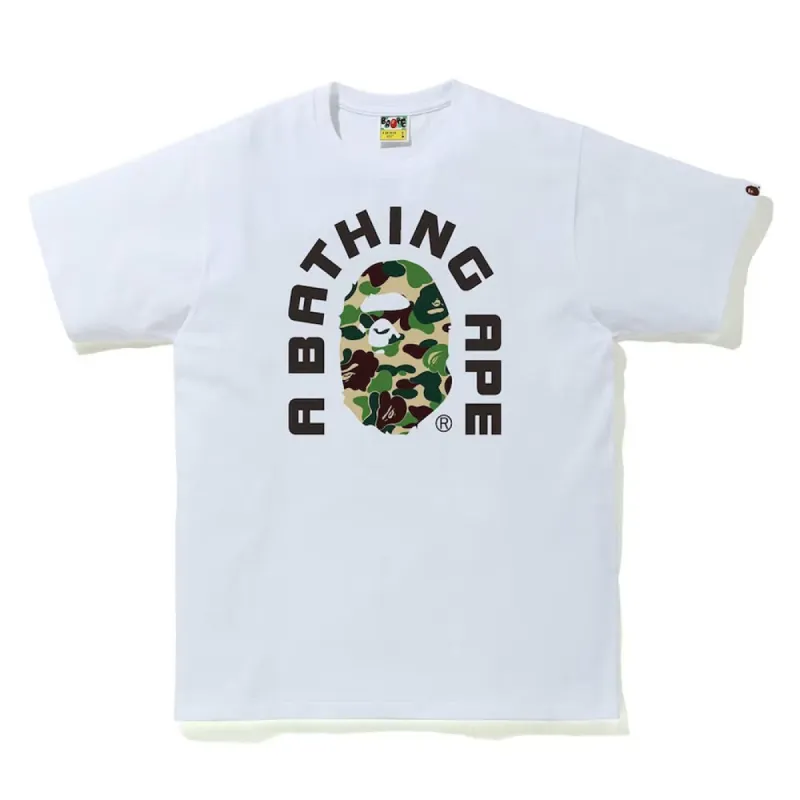 Bape ABC Camo College 2020 Tee White/Green sold by PLUS